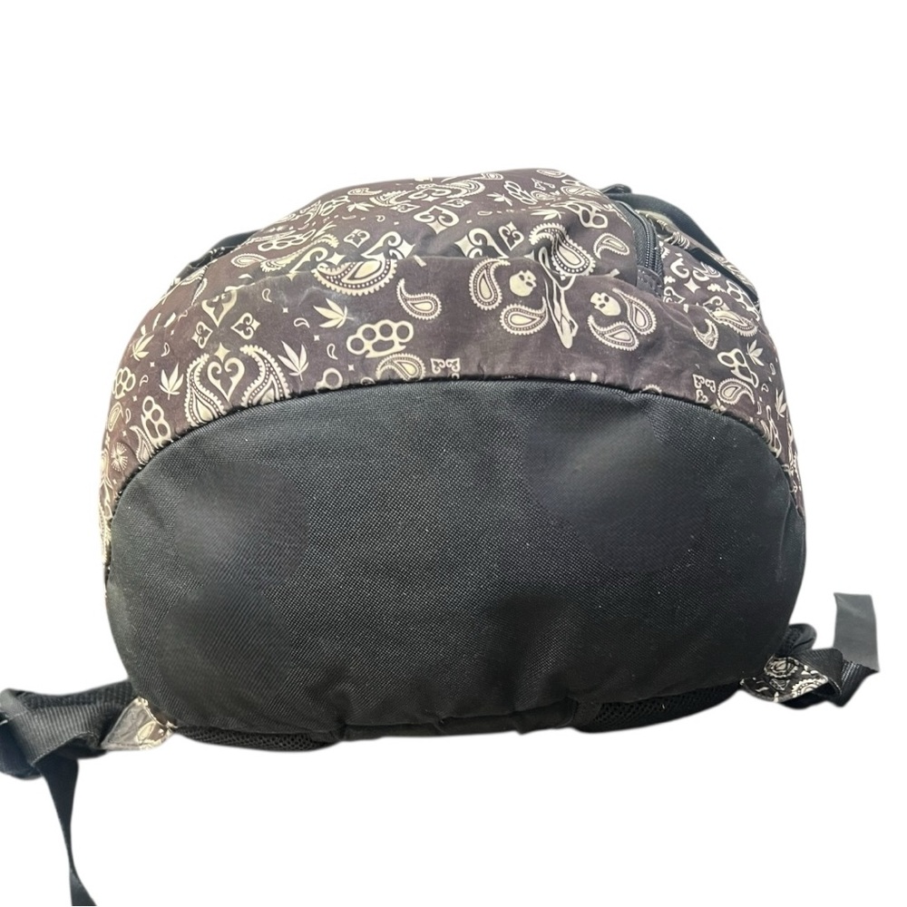 🎒 Burton Paisley Bandana Print Backpack | Brown Multi - Picture 6 of 7